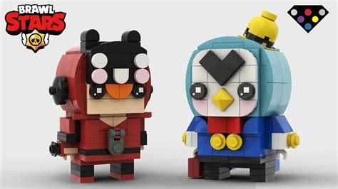 Artstation How To Make Lego Brawl Stars Mr P And Ladybug Bea Lego Moc