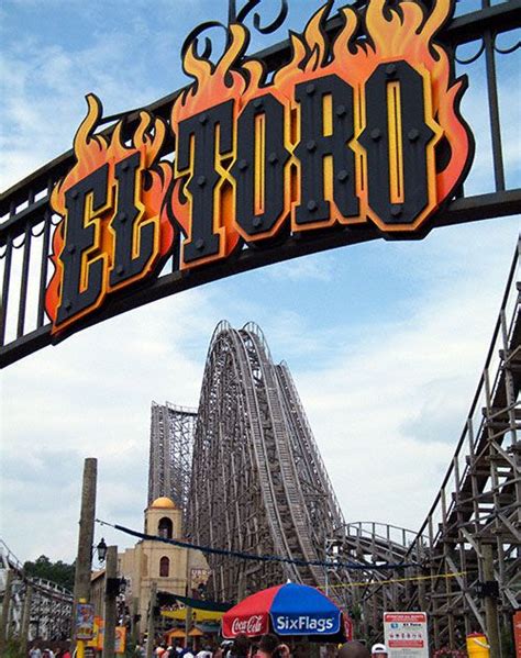 El Toro Rollercoaster At Six Flags Great Adventure Jackson New Jersey