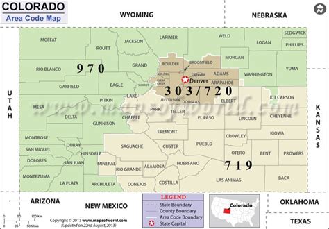 Pueblo Colorado Zip Codes Map