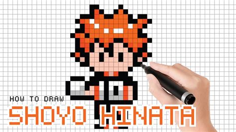 Cara Menggambar Anime Haikyuu Shoyo Hinata Pixel Art Youtube