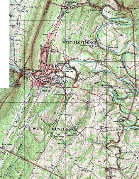 Bedford County Pennsylvania Maps