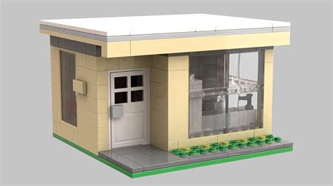 Lego Small Modern House Lego Minecraft Lego Lego Diy Lego Craft