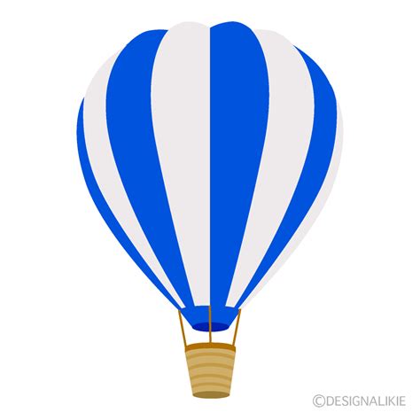 Globo Aerostático Azul Gratis Dibujos Animados Imágene｜illustoon Es