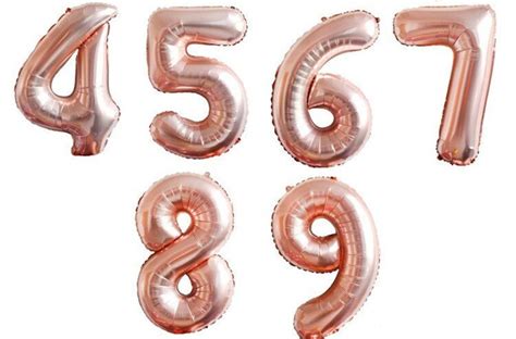 Rose Gold Balloons Giant Balloons 40 Foil Balloon Etsy