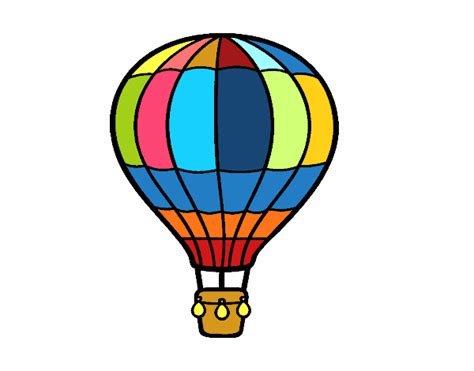 Dibujo De Un Globo Aerostático Pintado Por En El Día 30 08