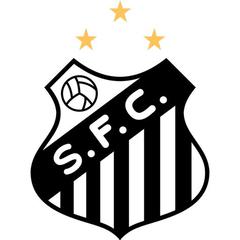 Santos FC Logo Soccer Club Brazil Team PNG Image