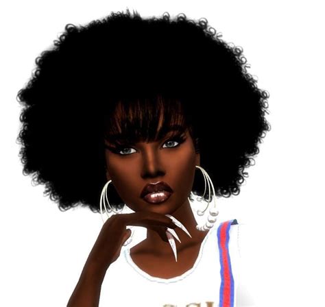 Afro Hair Sims Hair Sims 4 Black Hair Sims