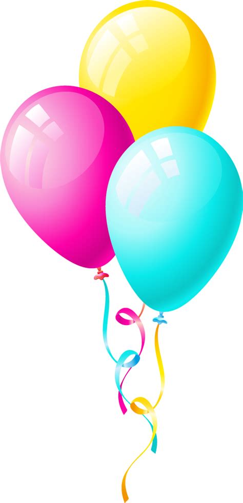 Download Globos De Colores Dibujos Png Birthday Balloons Clip Art