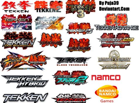 All Tekken Series And Logos By Puja39 Game Logo Logos Cool Typography