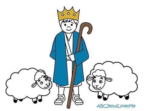 King David Cartoon