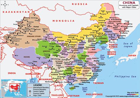 Top Ten Rivers Of China Physical Maps