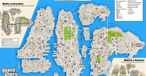 Gta Iv Map With Street Names