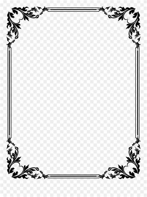 Frame Simple Border Design Clip Art Library