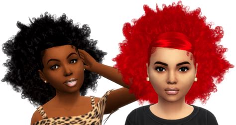 Sims 4 Afro Cc The Best Afro Hairstyles — Snootysims