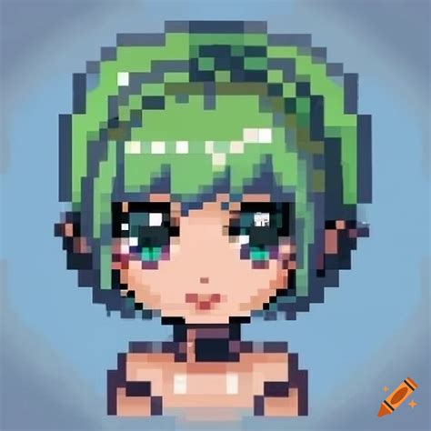 32x32 Detailed Chibi Closeup Eyes Pixel Art Pixel Art 32x32 Anime