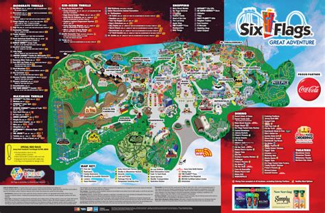 Maps Six Flags Great Adventure