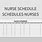 Free Nursing Schedule Template