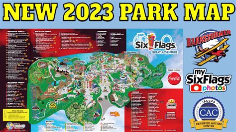 Everything New On The 2023 Map Of Six Flags Great Adventure Youtube