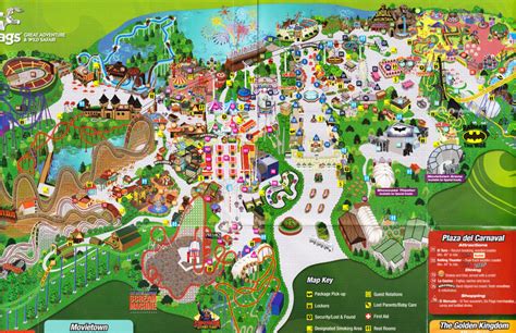 Six Flags Great Adventure 2009 Park Map