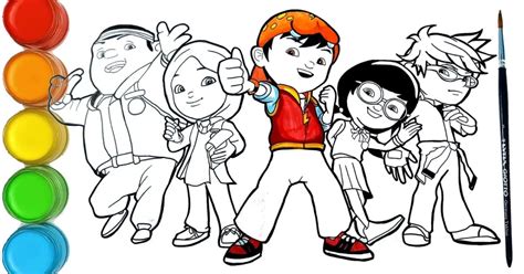 Gambar Kartun Boboiboy Untuk Mewarnai 11 Gambar Boboiboy Kartun Keren