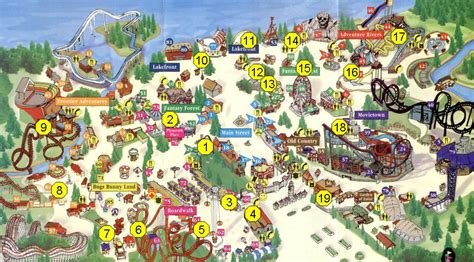 Six Flags Great Adventure Map Maping Resources