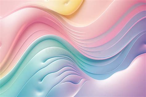 Abstract Pastel Color Background Colored Background Generative Ai