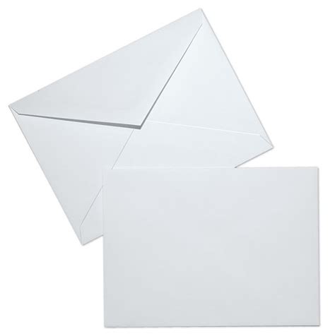 5 12 Baronial 24lb White Wove Baronial Envelopes Paoli Envelope