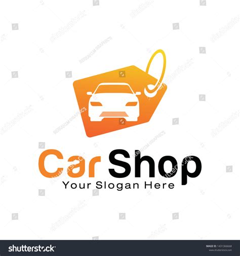 Car Shop Logo Design Template Stock Vector Royalty Free 1431366668