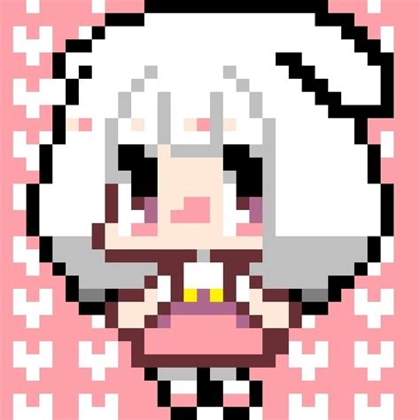 Pocky Princess Pixel Art Chibi Cute Kawaii Anime Pixel Art Pixel Art