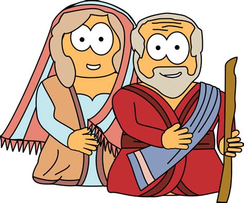 Abraham And Sarah Cartoon Clip Art Library