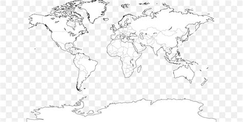 Blank Png Map Of The World