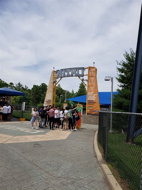 Entrance To Nitro At Six Flags Great Adventure Have You Ridden It Yet