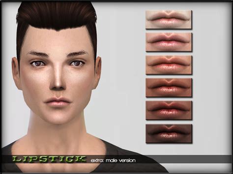 Lips Set 7 Extra Male Version By Shojoangel At Tsr Sims 4 Updates