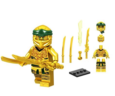 2020 Golden Ninja Minifigures Lego Compatible Ninjago Series