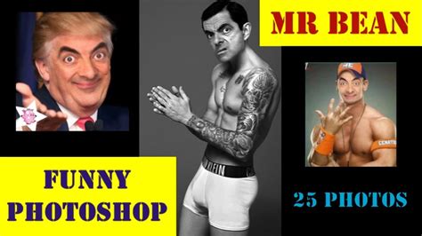 Mr Bean Photoshop Collection 25 Funny Photos Youtube