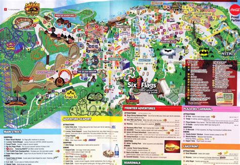 Six Flags Great Adventure 2015 Park Map