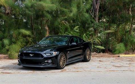 Black Ford Mustang Coupe Ford Car Ford Mustang Hd Wallpaper