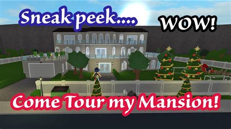 Mansion Tour Welcome To Bloxburg Roblox Youtube