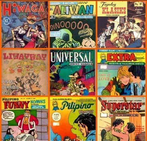 Pinoy Popular Comics In The 70s Filipino Culture Comics Retro Pictures