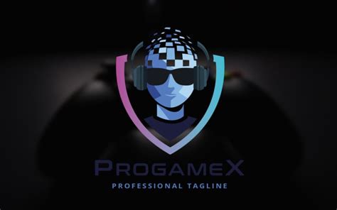 Professional Gamer Logo Template 113391 Templatemonster