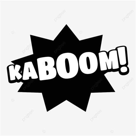 Comic Boom Clipart Transparent Background Comic Boom Kaboom Icon