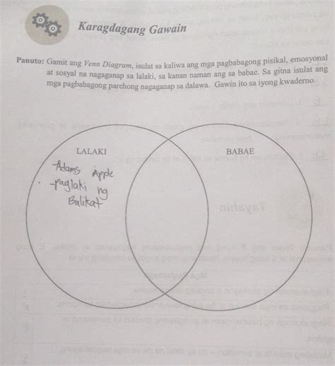 Gawain 2 Venn Diagram Panuto Gamit Ang Venn Diagram I Vrogue Co