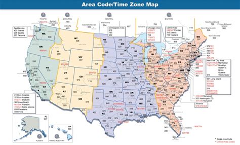 Us Area Code Map Printable Printable Maps