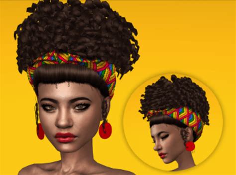 Sims 4 Afro Cc The Best Afro Hairstyles — Snootysims