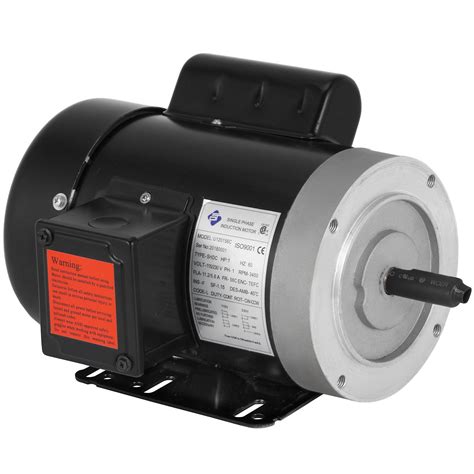 Buy Vevor 1 Hp Electric Motor 3450 Rpm 112 56 A Single Phase Motor Ac