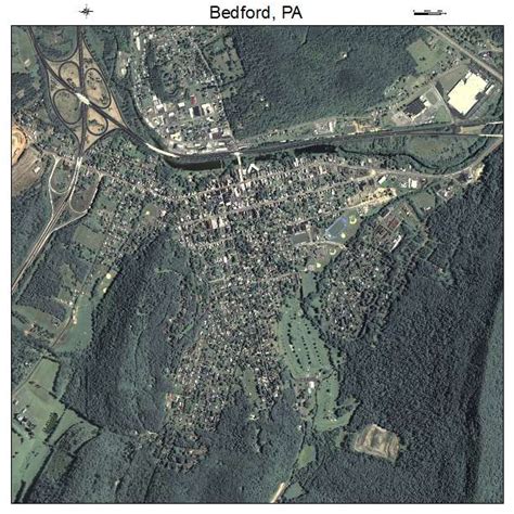 Aerial Photography Map Of Bedford Pa Pennsylvania