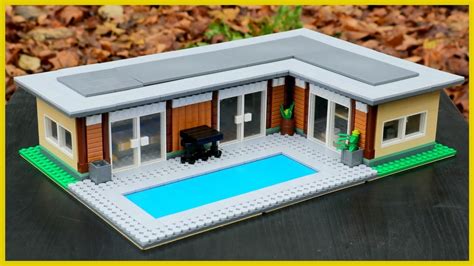 Lego Modern Luxurious Vacation House Moc Youtube