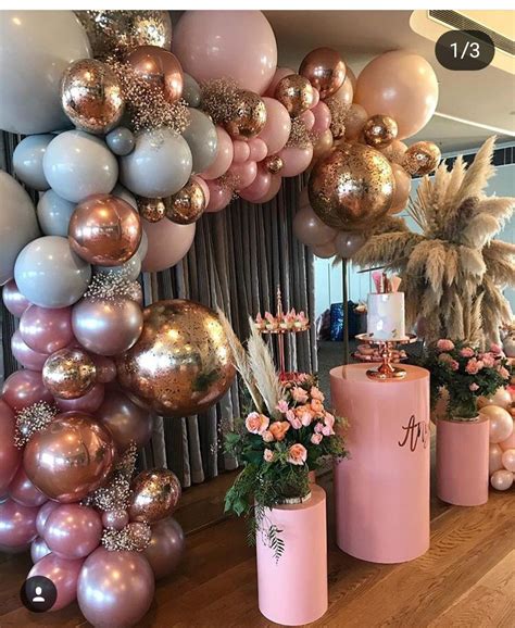 Idee Deco Anniversaire Rose Gold Maison And Jardin