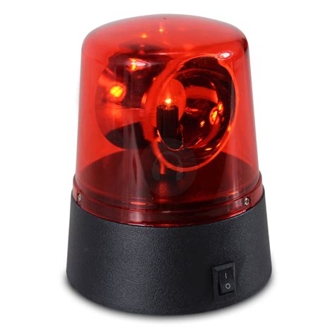 Ibiza Red And Blue Police Siren Lights With Rotating Lamps Ebay