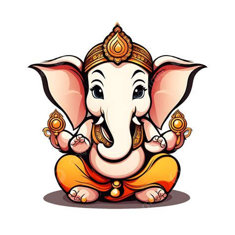 Lord Ganesha Happy Ganesh Chaturthi Vector Ganpati Indian Festival